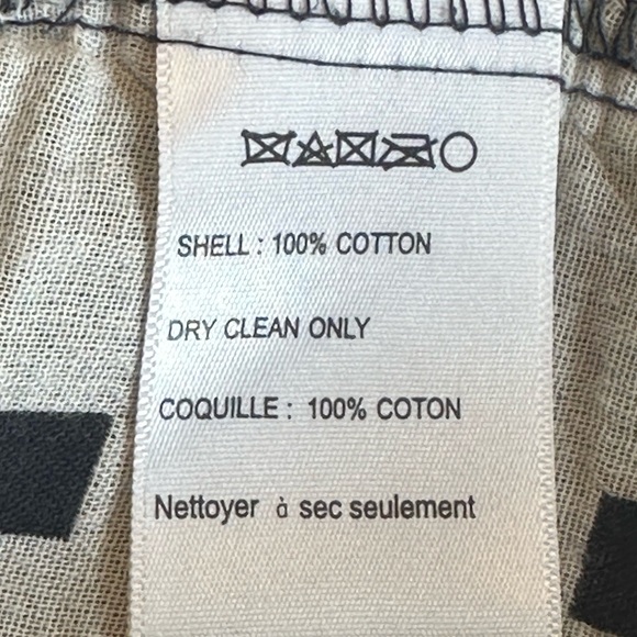 Harlyn | 100% Cotton Blue & White Tank, Tie Shoulder Straps & Back Button Detail - Picture 7 of 9